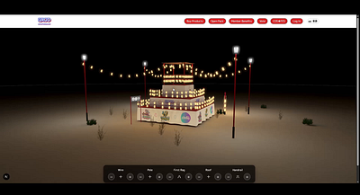 Yagura Japan Festival 3D Design with Development in Three.js 3d application 3d graphics 3d website japan festival react three fiber three.js yagura