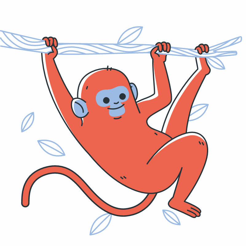 Monkey animation by Leticia Morales on Dribbble