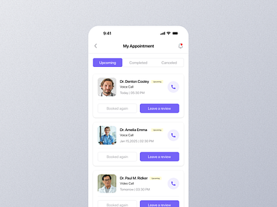 Appointment Mobile App Ui a app appointment appointment app appointment dashboard appointment details appointment experience appointment interface appointment mobile appointment option appointment screen appointment setting appointment ui appointment widget graphic design mobile screen top appointment page top appointment view ui
