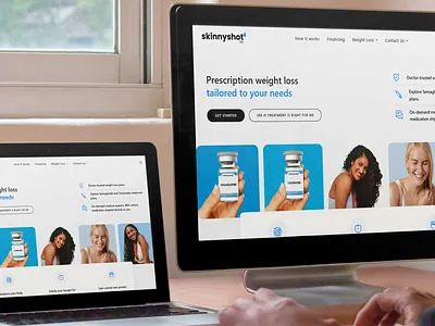 Skinny Shot MD branding web design weight loss