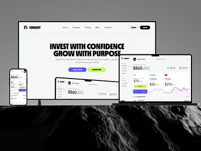 Investment Saas Product adom investment app investment web product design product web ui web web app web design