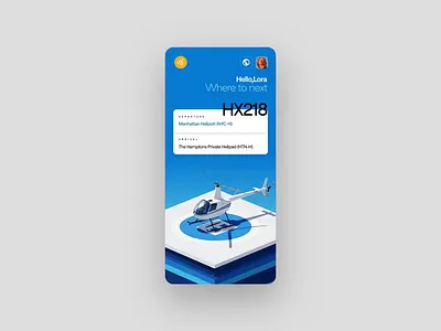 Heliport app branding color design illustration iphone logo page ui web