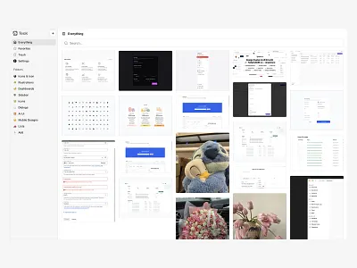 Teak Home 🗂️ design minimal saas sidebar ui web design