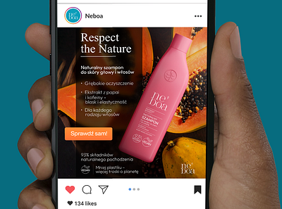 Respect the Nature — Product Visual for Vegan Shampoo academiccommunity acousticinstruments americanflag amplifiersandeffects apollomission branding design graphic design illustration moderndesign produkt design ui visualidentity