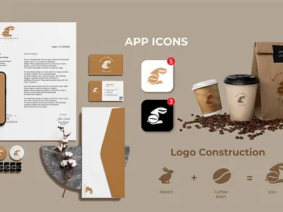 Bunny Beans (Logo Design & Branding) brand identity branding graphic design logo logo design minimalist logo modern logo