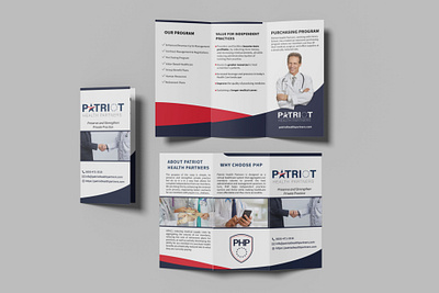 Patriot Health Partners - Trifold design design trifold