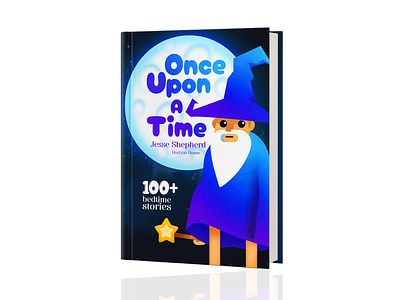 Cover for the book “Once Upon a Time” book cover cover design graphic design product design story