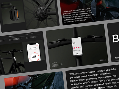 Urban Cycling App Interface app interface bike stats connected cycling crash alert cycling app digital commute futuristic transport interface mobile companion mobility ux performance tracking product design ride safety ride tracking smart bike ui interaction urban biking vehicle tech