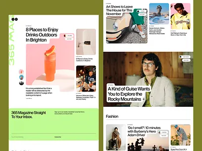 Modern Magazine Web Design blog template content curation digital magazine editorial website feature article homepage design lifestyle content magazine layout media platform minimal layout modular grid news design responsive design ui design ui inspiration ux concept ux design visual hierarchy visual storytelling web typography