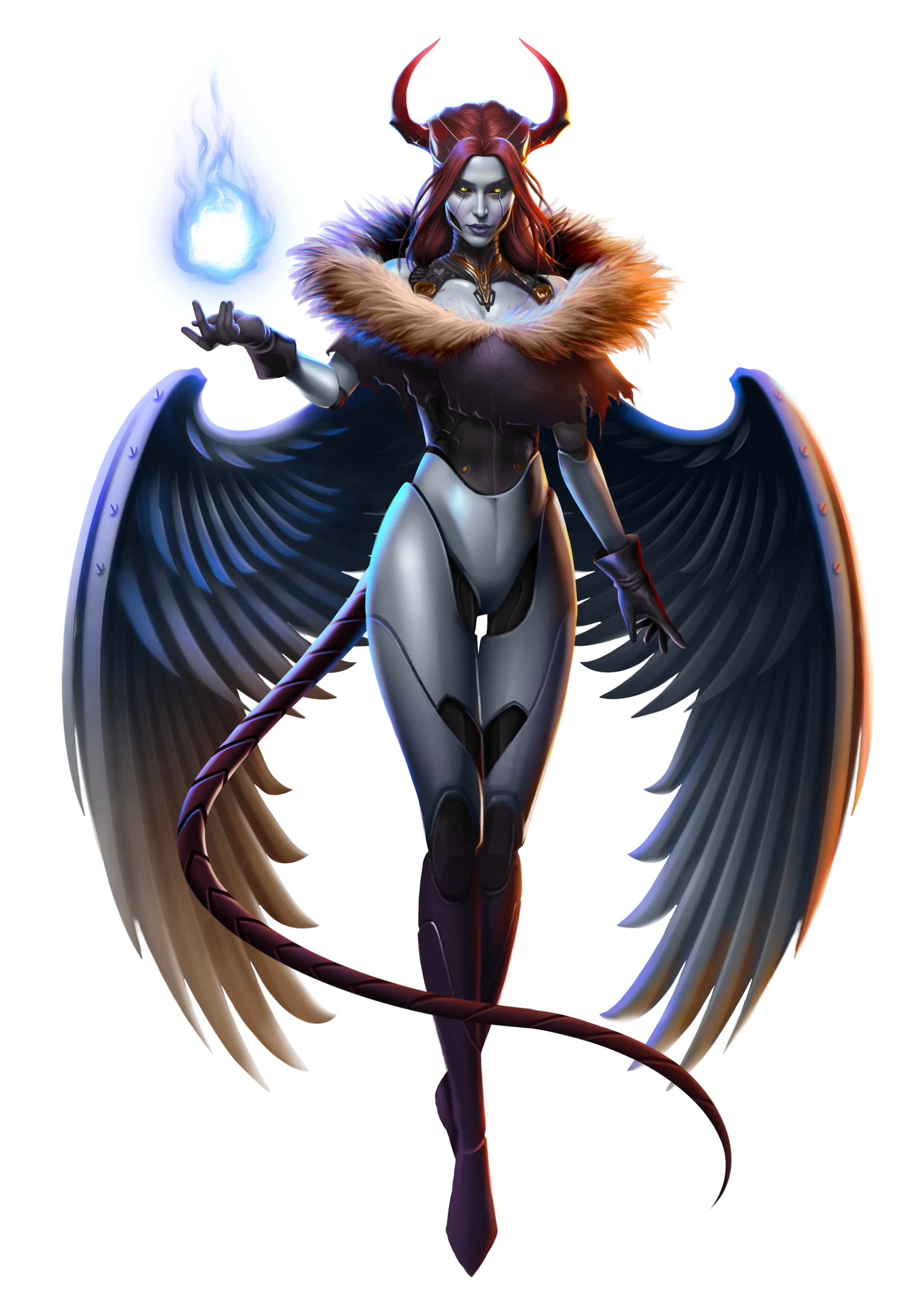 DnD Character - Warforged Malchantet animation character design concept art digital art dungeons and dragons female character game design graphic design illustration