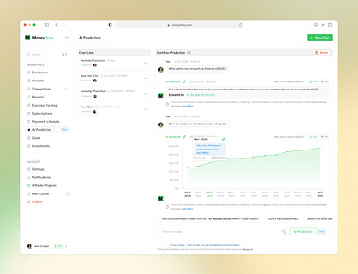 Personal Finance Management Platform, Dashboard, AI Prediction case study cash flow dashboard expense finance ui finance ux fintech investment landing page money payment portfolio prediction schedule transfer ui ui design ux ux case study ux design