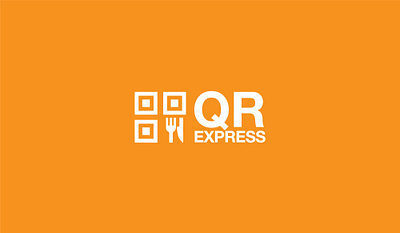 Logo design for QR EXPRESS (Restaurant) brand logo branding business logo company logo graphic design logo logo design minimalist logo modern logo restaurant logo