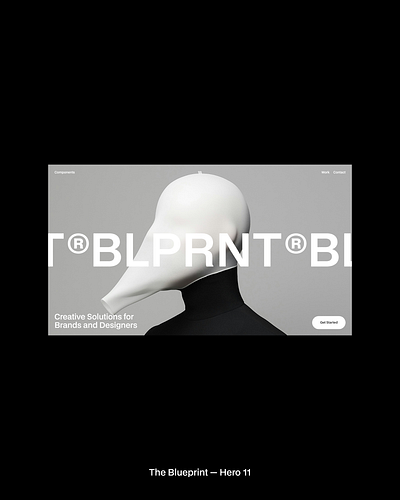 The Blueprint - Hero 11 Section minimalism