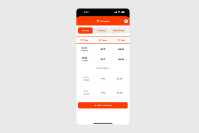 Mobile App UI Design - Energy Management
