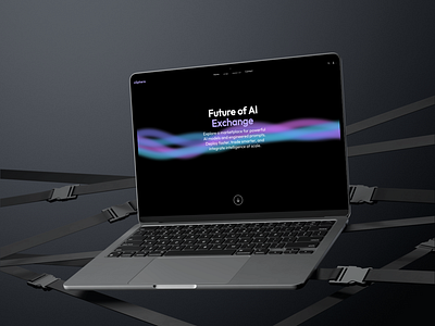 NeuroSphere platform landing page ai desktop figma hackathon modern ui web design