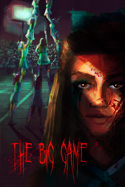 the big game (book cover mock up) art direction concept art digital painting illustration key frame illustration visual development