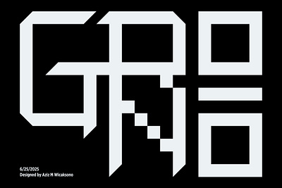 GRONO LOGO brand poster coldwave geometrical design graphic design graphic designer international typographic style logo design minimalist poster music logo post punk poster designer poster inspiration swiss design typographic poster typography visual identity