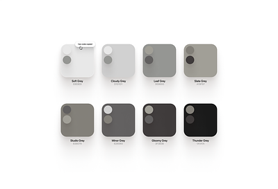 A new Dictionary of Color Combinations Grey Palette