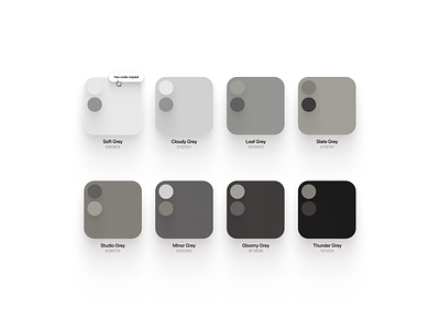 A new Dictionary of Color Combinations Grey Palette