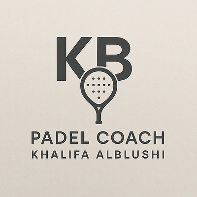 Padel Coach Logo Design illustration logo vector