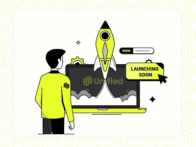 Launching Soon Site (Update) Design branding colorful design graphic design icon icon design illus illustration illustrations illustrative graphics ui