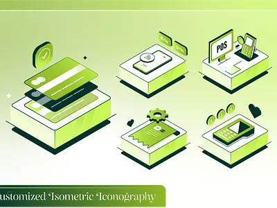 Isometric Iconography for Credit Card site. branding colorful design design graphic design illus illustration illustrations illustrative graphics isometric logo ui vector
