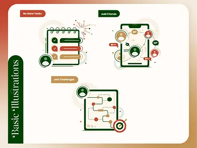 Customised Illustrations for App app icons branding colorful design custom icons design graphic design icon design icon set iconography illustration illustrations illustrative graphics logo modern icons trendy icons ui vector web icons