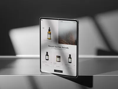 Pure - Skincare Website (Shop) care clean cosmetic ecommerce ecommerce landing page ecommerce webste health homepage skin skincare skincare landing page skincare website uiux web web design website website design