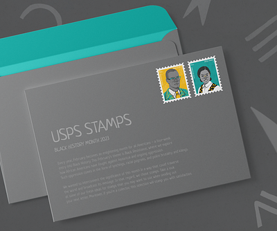 Black History Month 2023 Project: USPS Stamps Design artwork design graphic design illustration portrait stamp stamps design