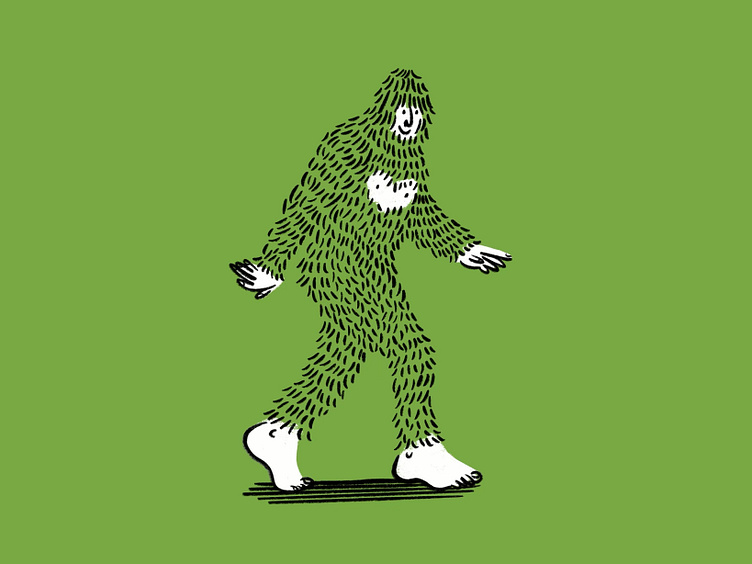 Big Foot Energy 👣🍆 by Mick Champayne 🍾 on Dribbble