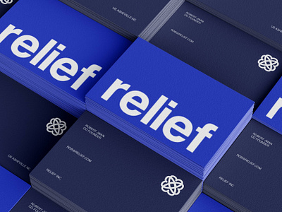 Relief Healthcare - Branding Elements abstract logo brand designer brand guidelines brand identity branding corporate branding health healthcare logo logo design visual identity
