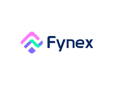 Fynex"Modern Financial logo design app business businesslogo company financial icon innovation lettering lettermark logo logo branding logo design logo mark modern templatt trand