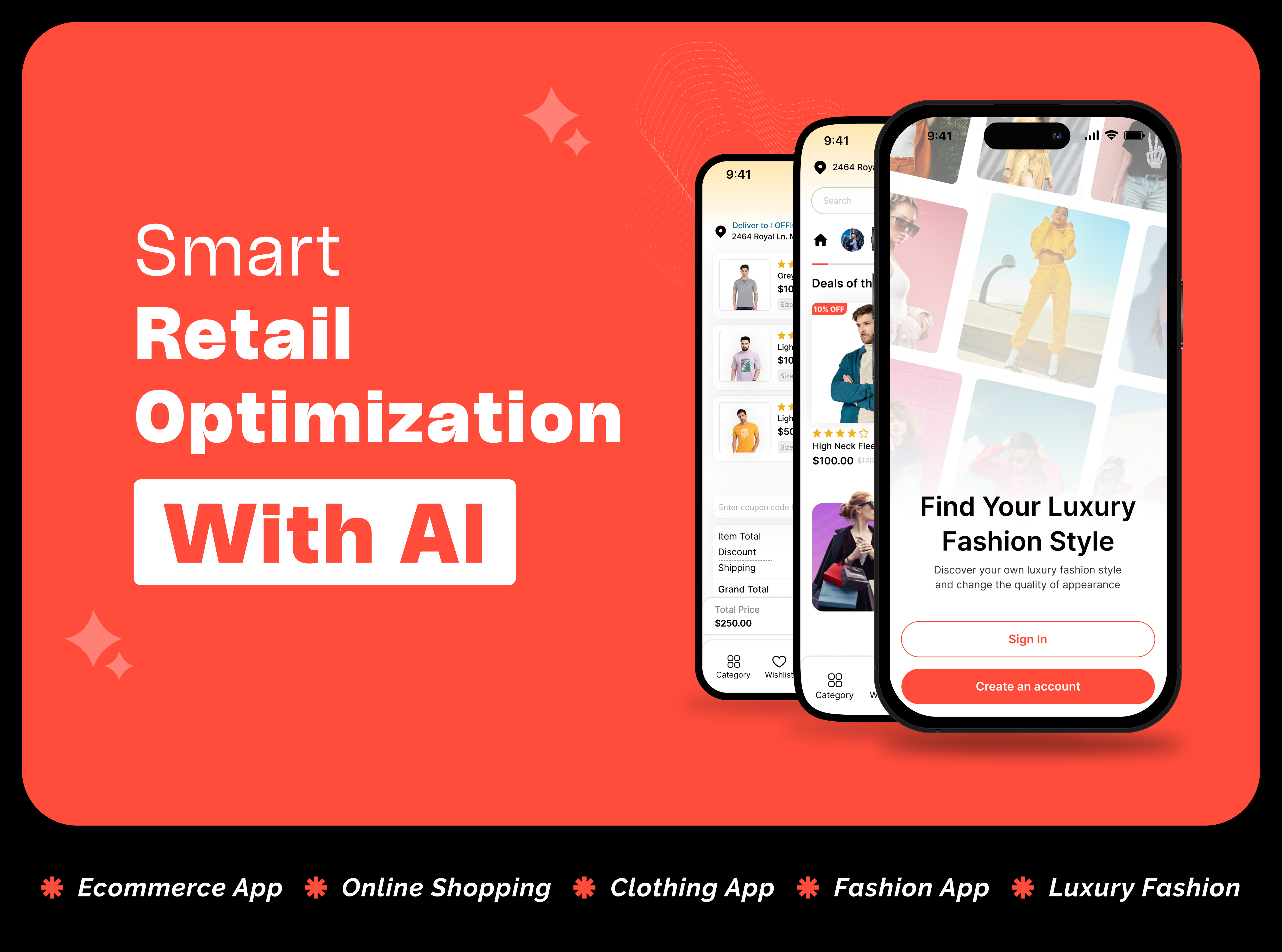 Clothing Store App | Fashion E-Commerce App | Mobile UI appareal case study clothing app ecommerce app fashion store luxury fashion online shopping onlinestore ui ux user interface