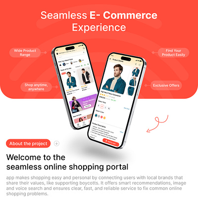 Clothing Store App | Fashion E-Commerce App | Mobile UI apparel b2c clothing fashion figma graphic design mobile app uiux user experience user interface