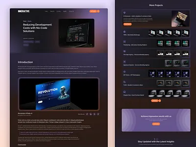 Case Study Page agency agency web case study case study page clean design details page framer landing page no code portfolio saas ui design web web design webflow website