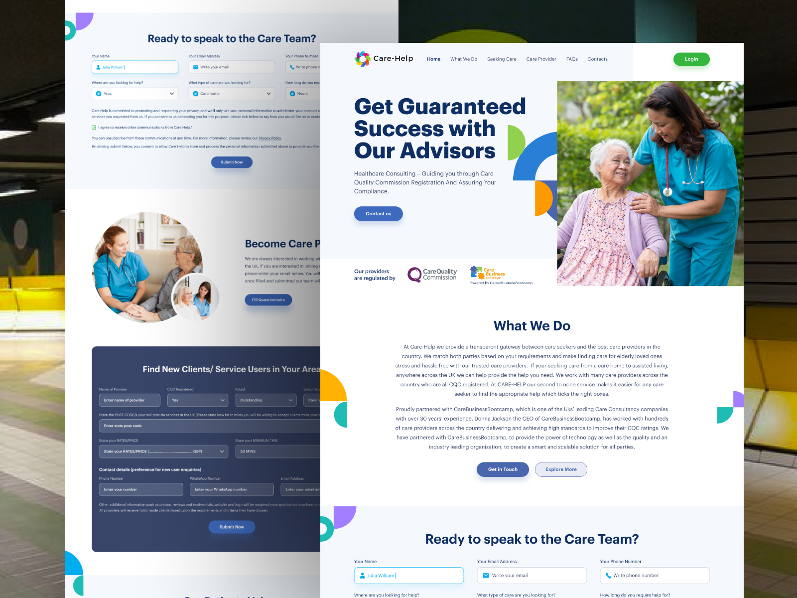 Example of Healthcare & Wellness Website Design