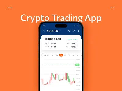 Crypto Trading Mobile App crypto crypto art data visualisation defi design digital banking finance fintech investment ios mobile app mobile app design payment saas user interface