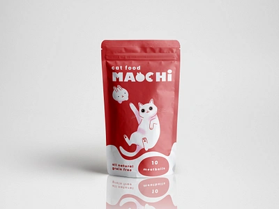 Maochi Cat Food Packaging asia brand brand art branding cat art cat food cat illustration character concept digital art graphic design illustraion illustration art logo logo design lunar new year mochi packaging packaging design