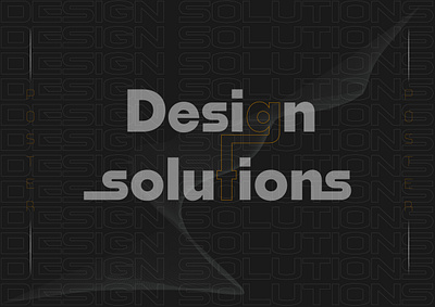 Design solutions branding design designer graphic design junior logo solutions