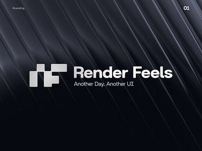 RenderFeels — Studio Branding agency branding creativestudio designstudio graphic design illustrator logo logo design logodesign posterdesign renderfeels typography ui web design agency