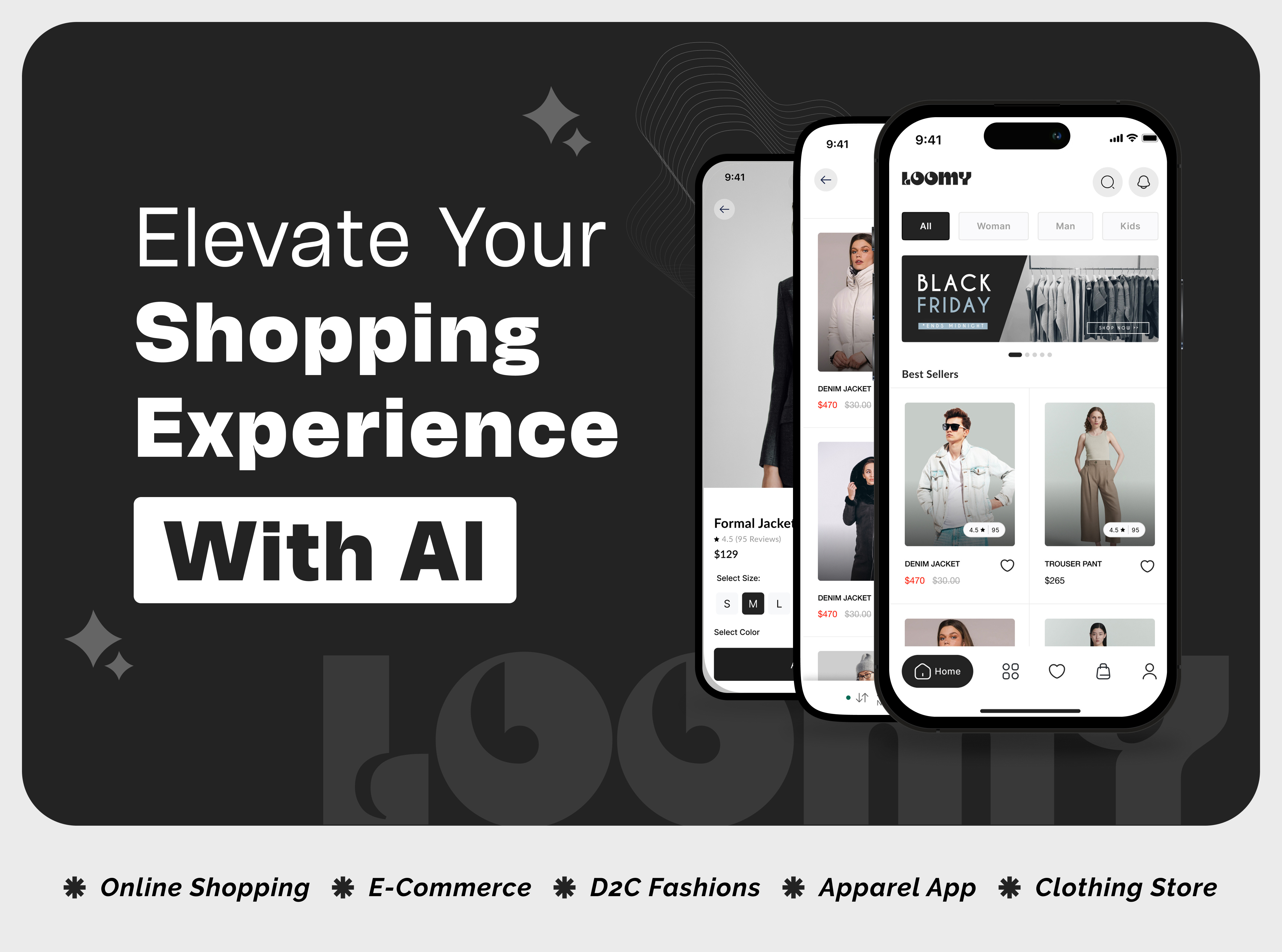 D2C Fashion UI | Online Shopping | Apparel Mobile App d2c fashion brand ecommerce figma mobile app online shopping uiux user experience user interface ux design
