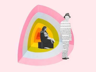 Waiting for the Bus Collage branding collage collage art colorful digital art editorial graphic art graphics illustration illustrations paper scraps photography storytelling typography ui user experience ux web web design website design