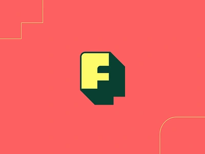 Flywheel Film agency animation branding bright colorful f film identity letter logo media minimal minority new york outline projection studio web webflow yellow