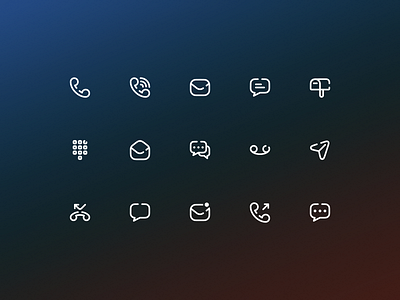 Modern Communication Broken Icons by Iconstica icon library icon pack icon set icons