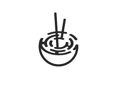 Asian food - logo design asian bowl branding chinese chopsticks cuisine food hospitality japanese logo logo design ramen restaurant