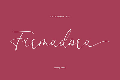 Firmadora Font best branding design firmadora font graphic design handwritten illustration logo script ui ux vector