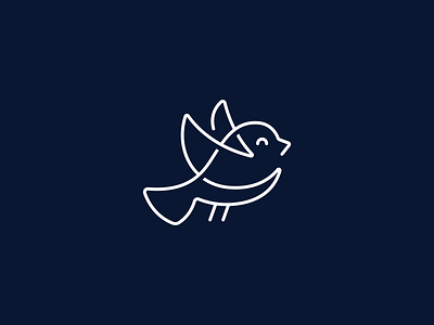 Linear bird logo bird brand branding design elegant graphic design illustration linear linear logo logo logo design logo designer logodesign logodesigner logotype minimal logo minimalism minimalistic minimalistic logo modern
