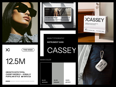 Branding for Fashion Startup brand deck brand design brand guidelines brand identity branding clean design fashion fashion branding graphic design logo logo concept logos logotype minimalist minimalist design modern monochrome moodwear startup visual identity