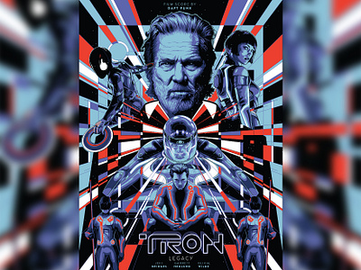 Tron Legacy Movie Poster entertainment graphic design illustration key art movie poster tron