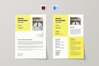 Cv / Resume branding classic resume clean resume cv cv word design graphic design job resume modern resume portfolio print professional resume resume resume template resume word simple resume template